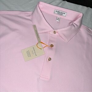 Peter Millar Summer Comfort Pink Men's Polo Shirt XL NWT